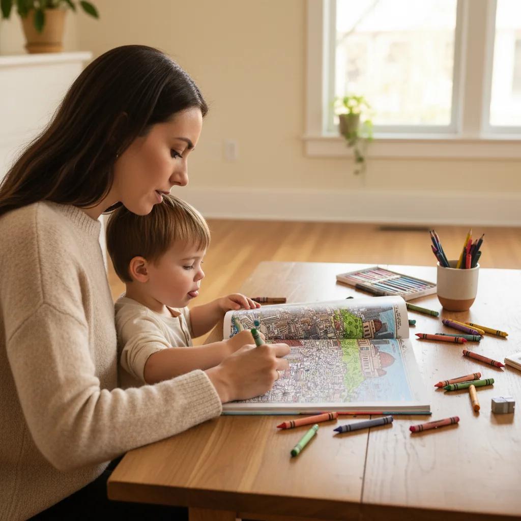 Los Angeles Dreamscapes: Premium Adult Coloring Book for Mindful Travel - reading