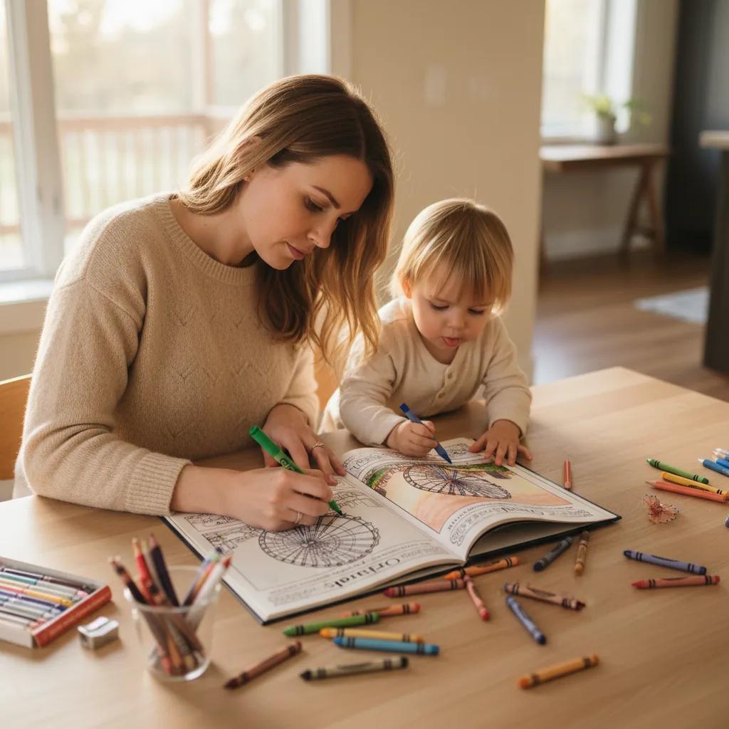 Orlando Landmarks & Thrills: Adult Coloring Book - reading