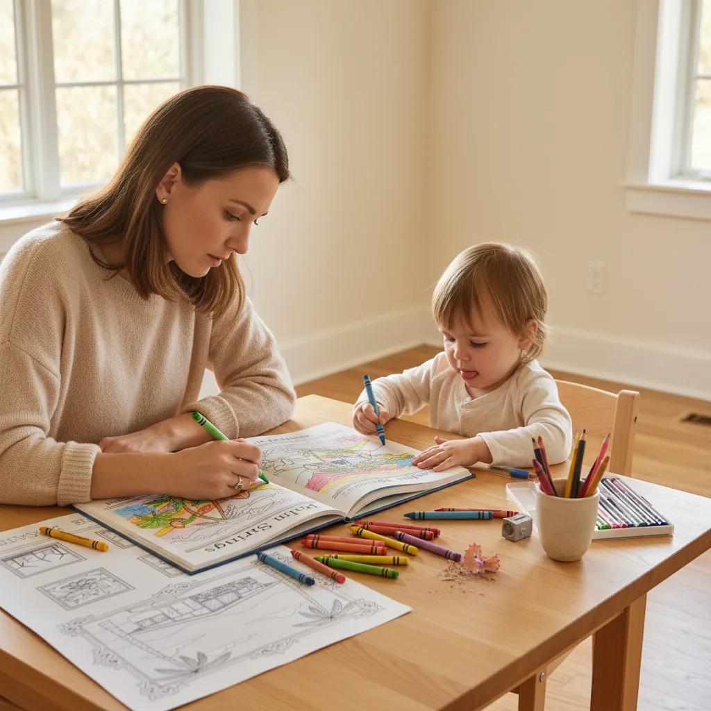 Palm Springs Architecture & Landscapes: Adult Coloring Book - reading