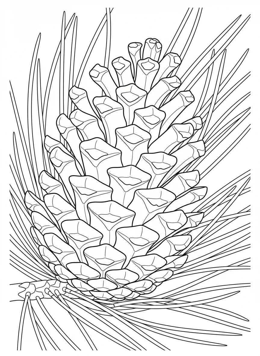 Lake Tahoe Landscapes and Nature: Adult Coloring Book - Page 4