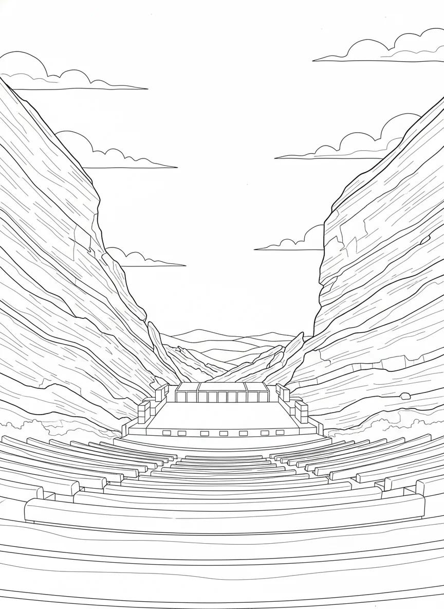 Denver City Landmarks & Architecture: Adult Coloring Book - Page 4