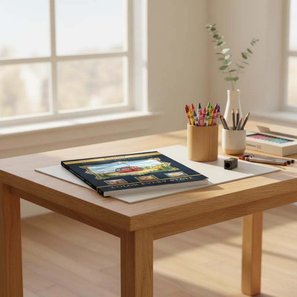 Aspen Colorado Mountain Escape: Adult Coloring Book - bookcase