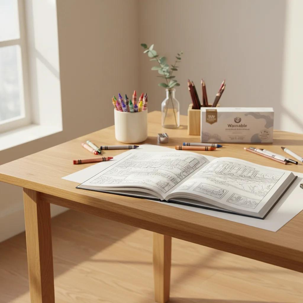 Pittsburgh Cityscapes & Landmarks: Adult Coloring Book - bookcase