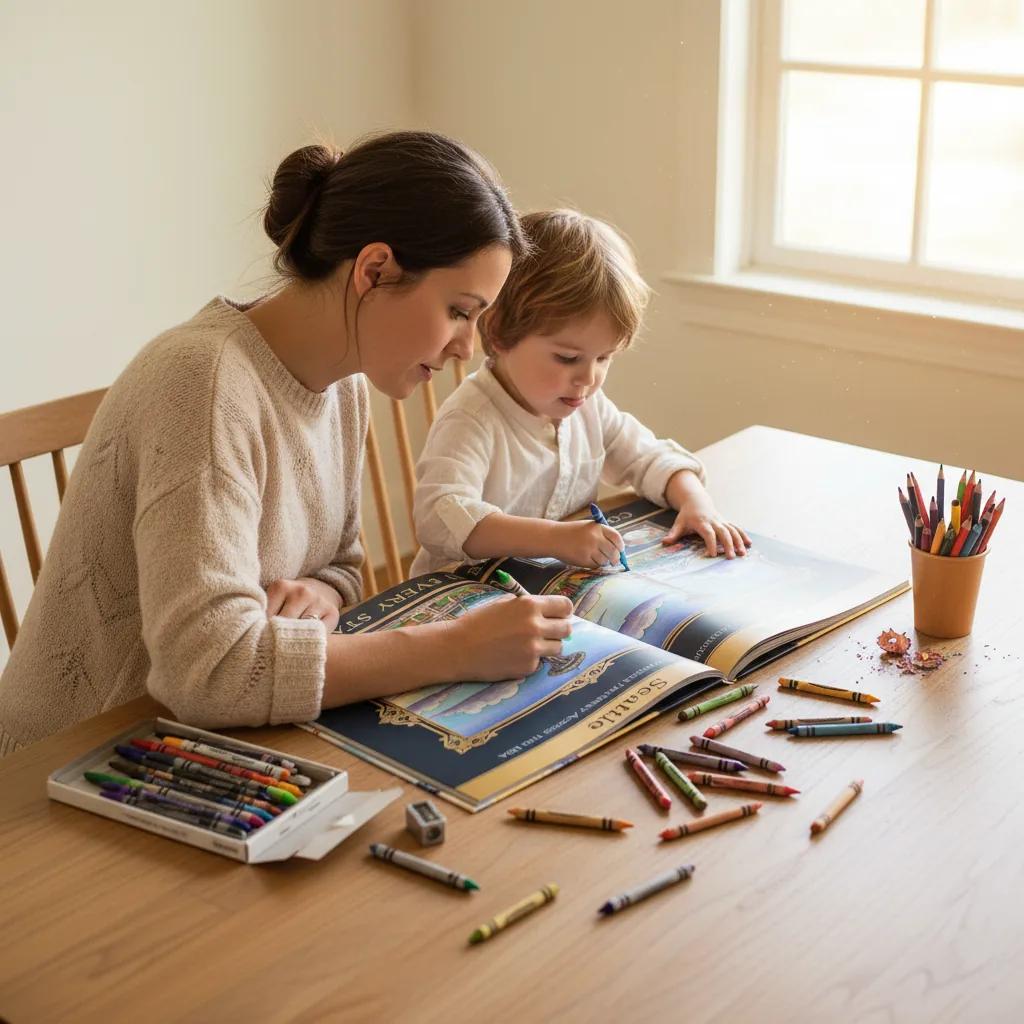 Seattle Washington Cityscapes: Adult Coloring Book - reading