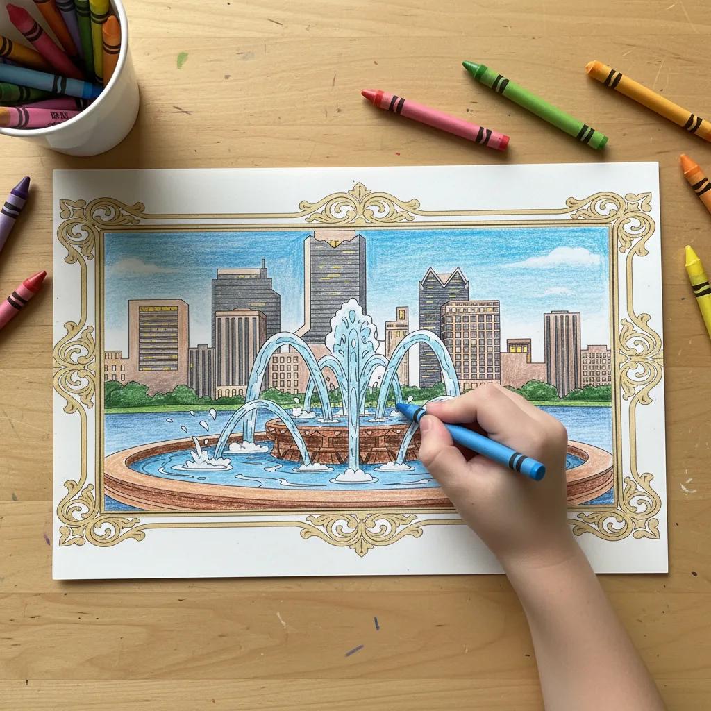 Jacksonville Florida Architecture & Nature: Adult Coloring Book - instagram story