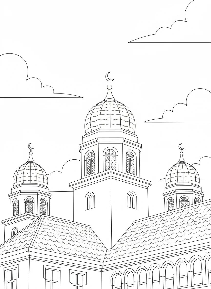 Tampa Florida Landmarks & Culture: Adult Coloring Book - Page 2