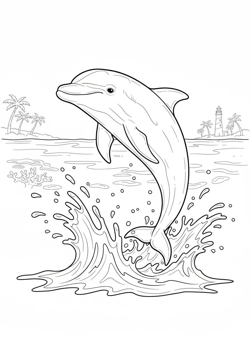 Key West Florida Island Paradise: Adult Coloring Book - Page 3