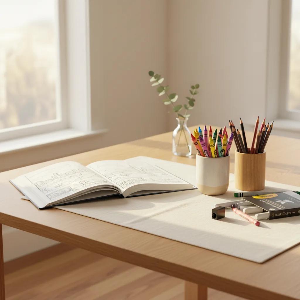 Phoenix Arizona & Sonoran Desert: Adult Coloring Book - bookcase