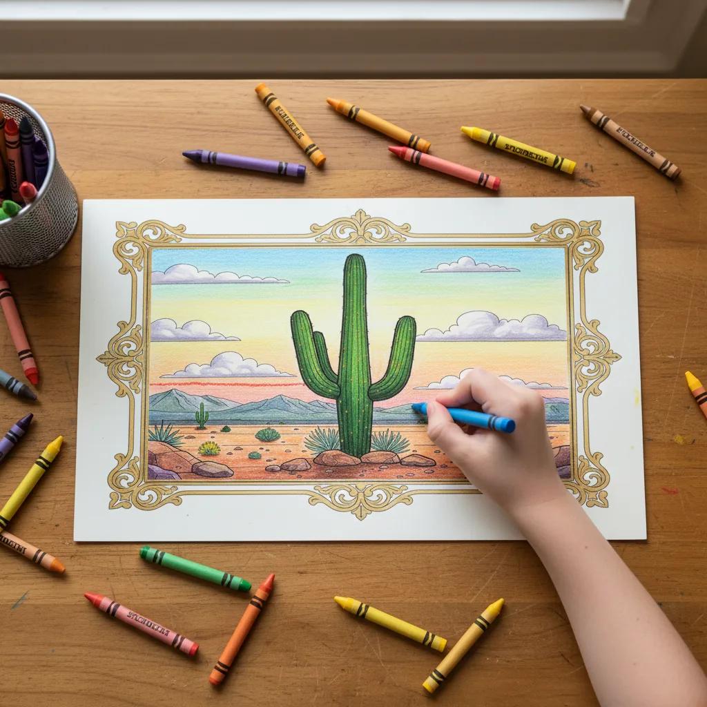 Phoenix Arizona & Sonoran Desert: Adult Coloring Book - instagram story
