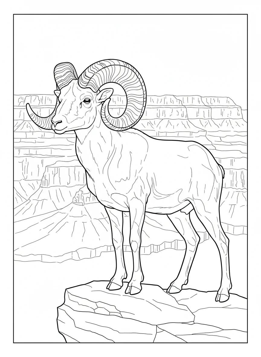 Grand Canyon National Park: Adult Coloring Book Collection - Page 7