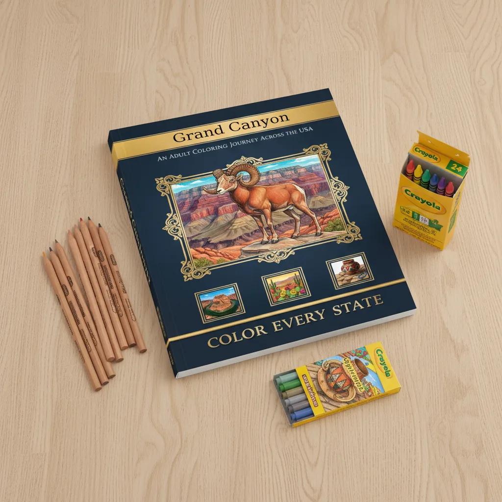 Grand Canyon National Park: Adult Coloring Book Collection - product