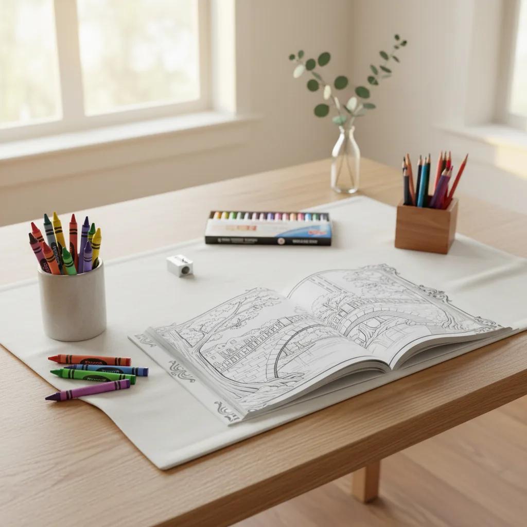 San Antonio Landmarks & Culture: Adult Coloring Book - bookcase