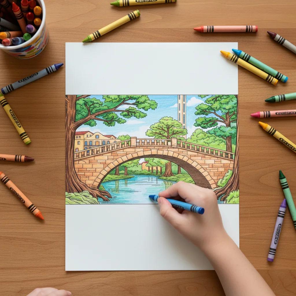 San Antonio Landmarks & Culture: Adult Coloring Book - instagram story