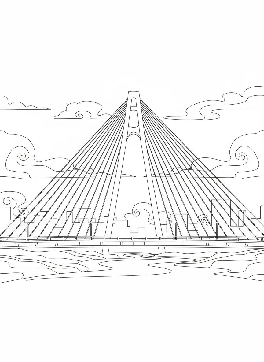 Dallas Texas Landmarks: Detailed Adult Coloring Book - Page 2