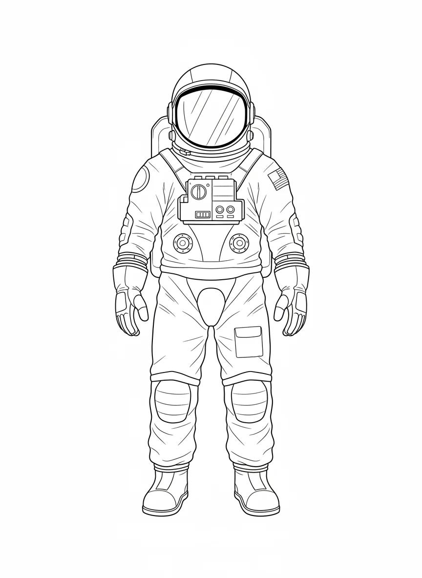 Houston Space City & NASA History: Adult Coloring Book - Page 3