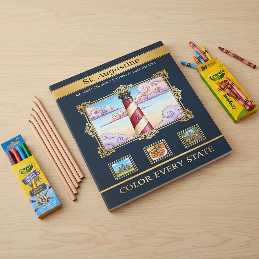 St. Augustine Historic Landmarks: Adult Coloring Book - product