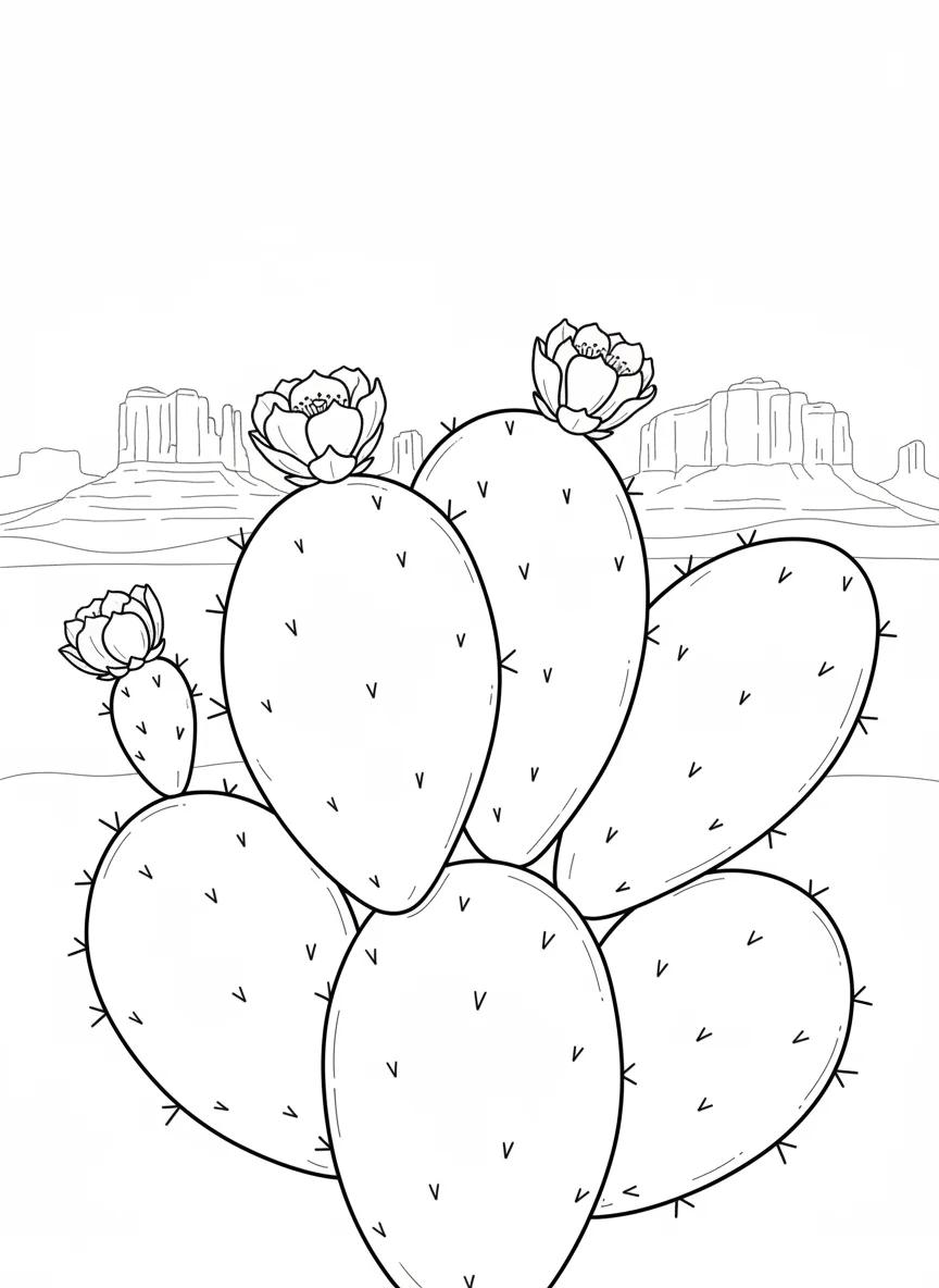 Sedona Desert Scenery & Nature: Adult Coloring Book - Page 3
