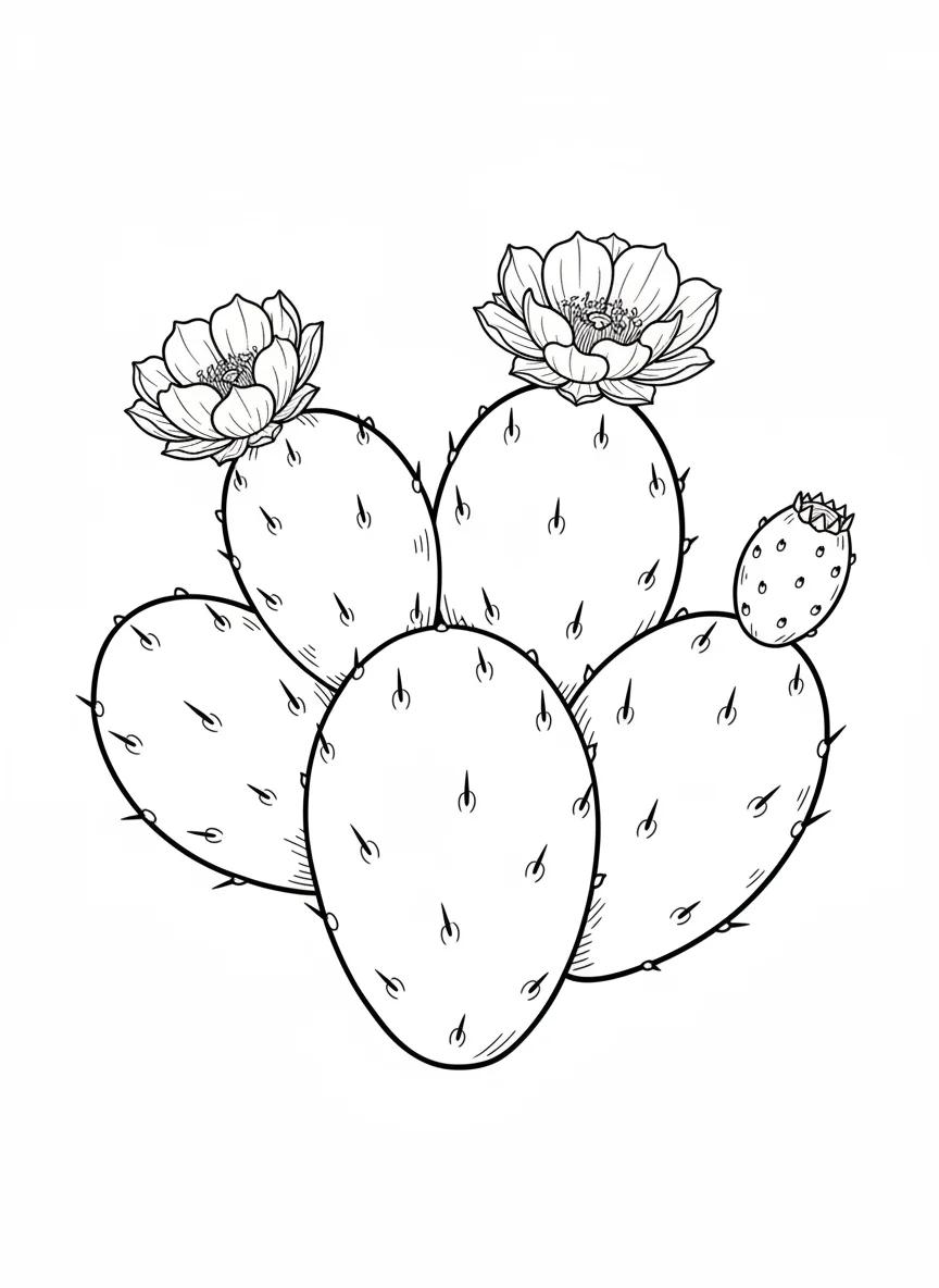 Tucson Arizona Desert Landscapes: Adult Coloring Book - Page 4