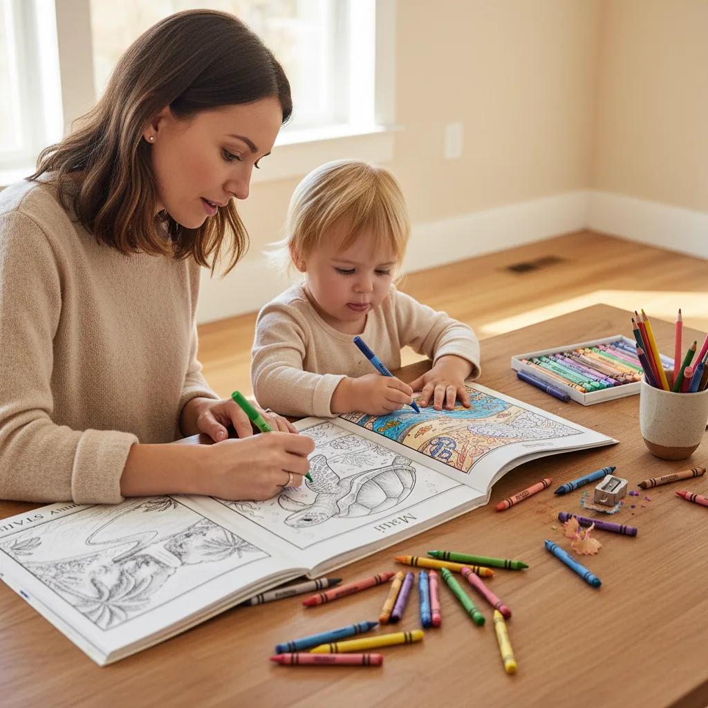 Maui Island Wildlife & Landscapes: Adult Coloring Book - reading