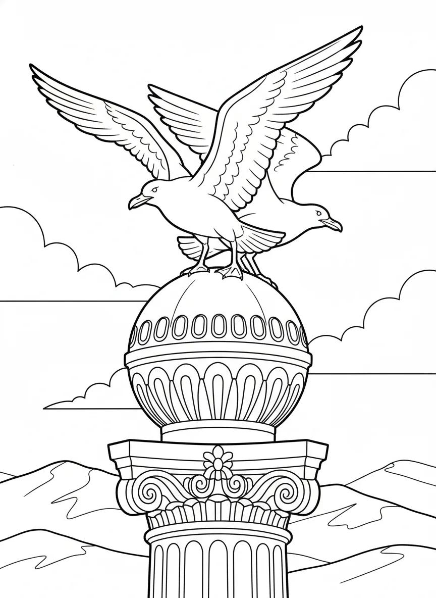 Salt Lake City Landmarks: Detailed Adult Coloring Book - Page 4