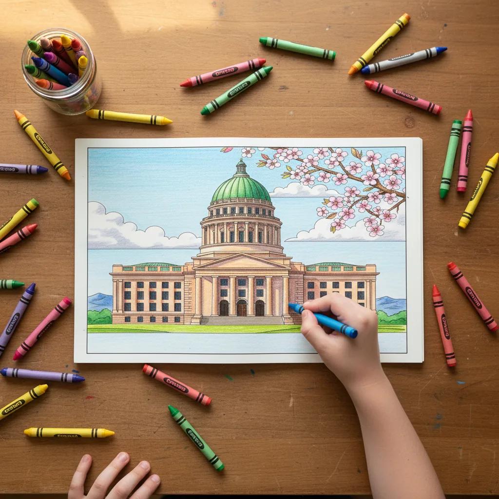 Salt Lake City Landmarks: Detailed Adult Coloring Book - instagram story