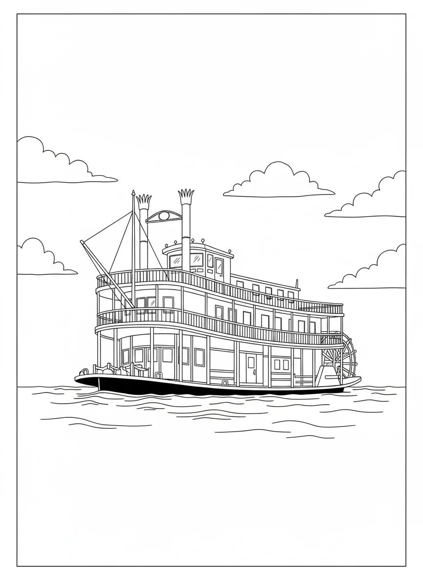 Shreveport City Landmarks: Adult Coloring Book Collection - Page 2