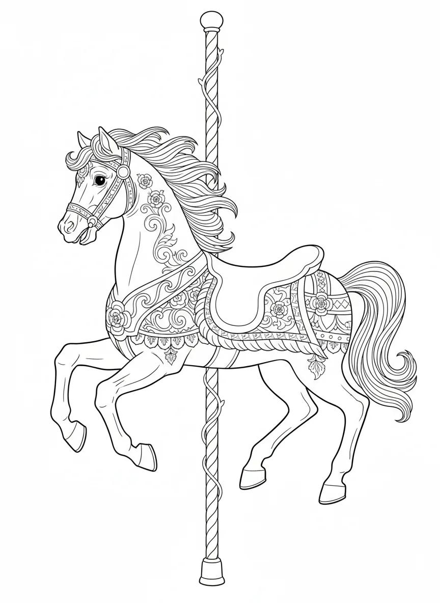 Raleigh, North Carolina Landmarks: Adult Coloring Book - Page 6