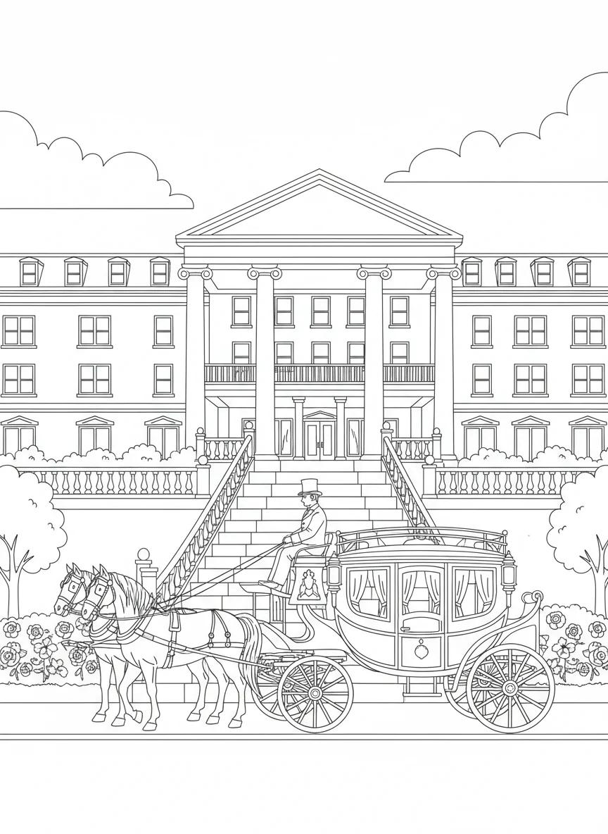 Mackinac Island Michigan: Detailed Adult Coloring Book - Page 6