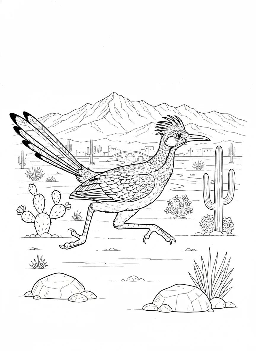 Taos New Mexico Desert & Pueblo: Adult Coloring Book - Page 2