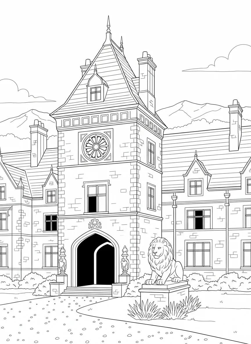 Asheville North Carolina Landmarks: Adult Coloring Book - Page 2