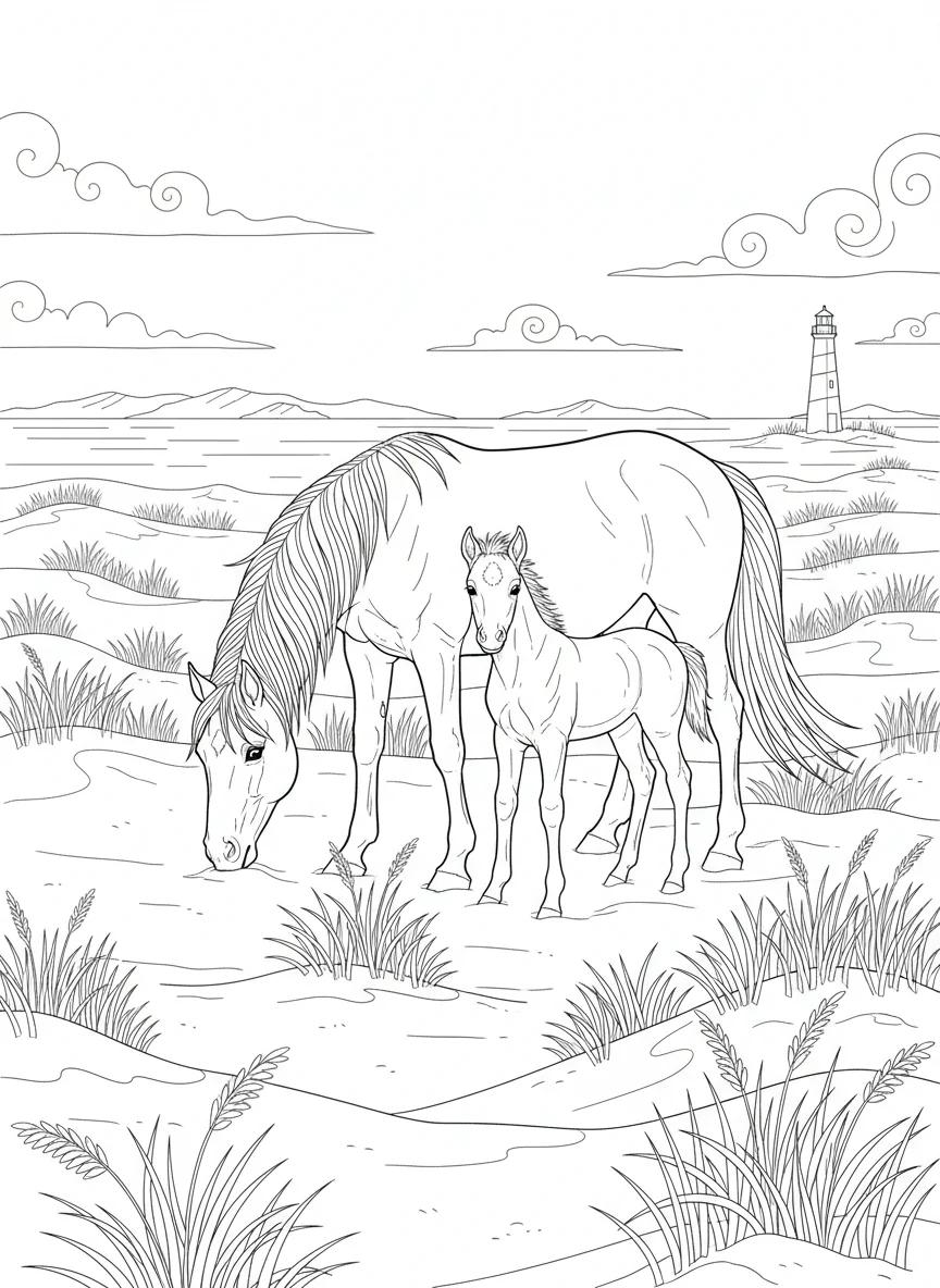 Georgia Coast Wildlife & Landmarks: Adult Coloring Book - Page 7