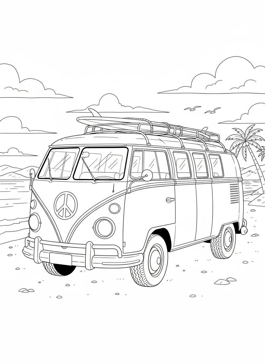 Ventura California Coastal Landmarks: Adult Coloring Book - Page 4