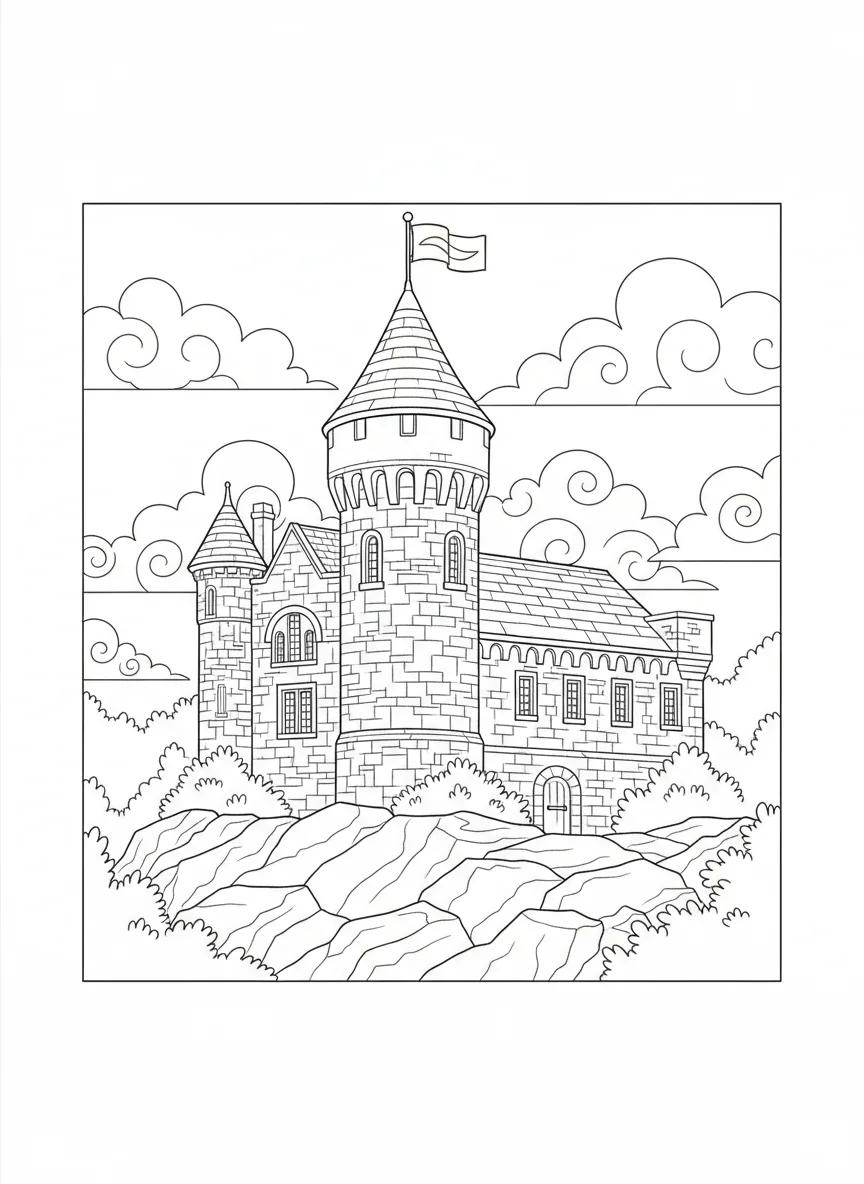 Central Park New York City Landmarks: Adult Coloring Book - Page 5
