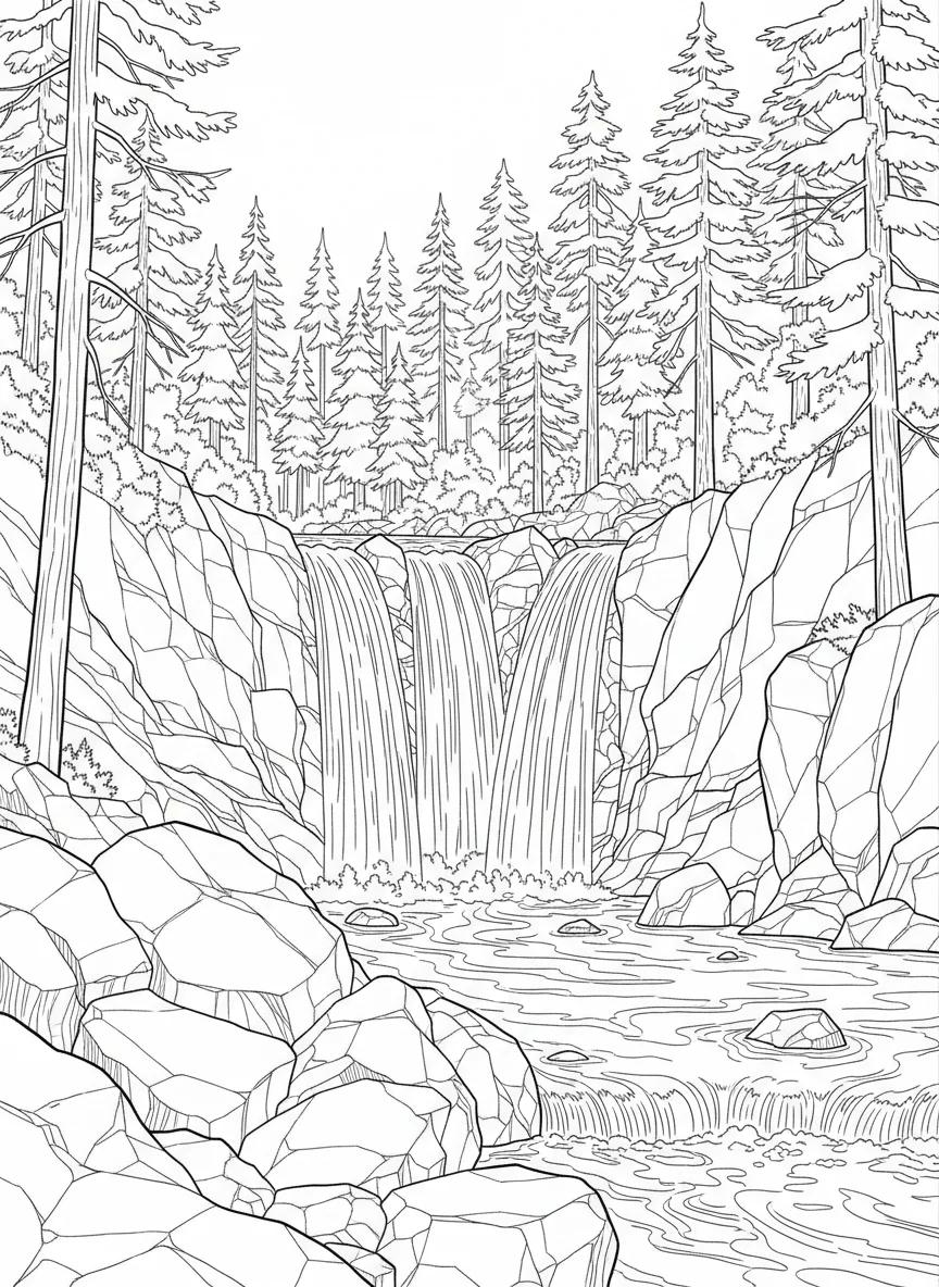 Olympic Peninsula National Park: Adult Coloring Book - Page 4