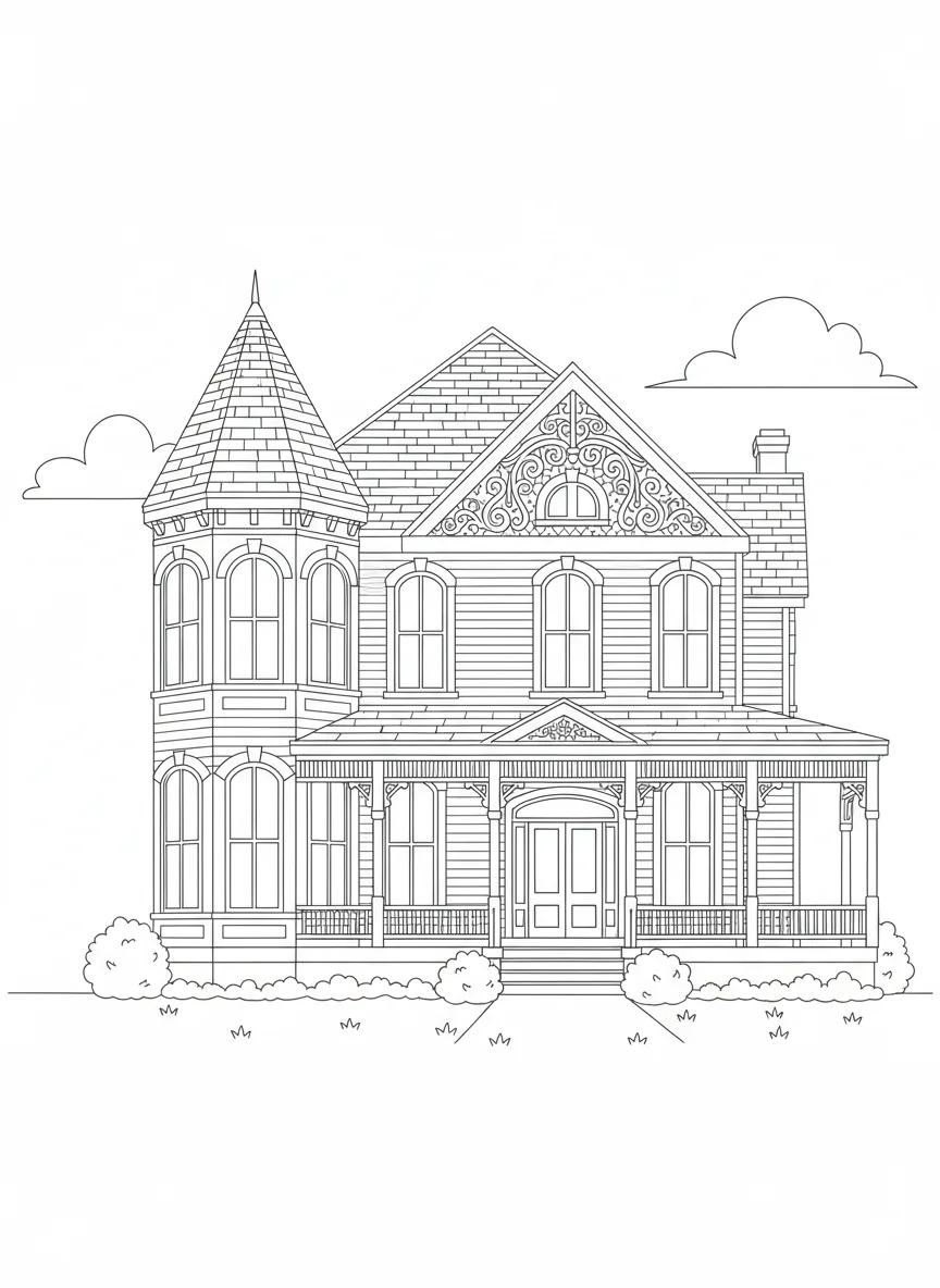 Lake Charles Louisiana Landscapes: Adult Coloring Book - Page 3