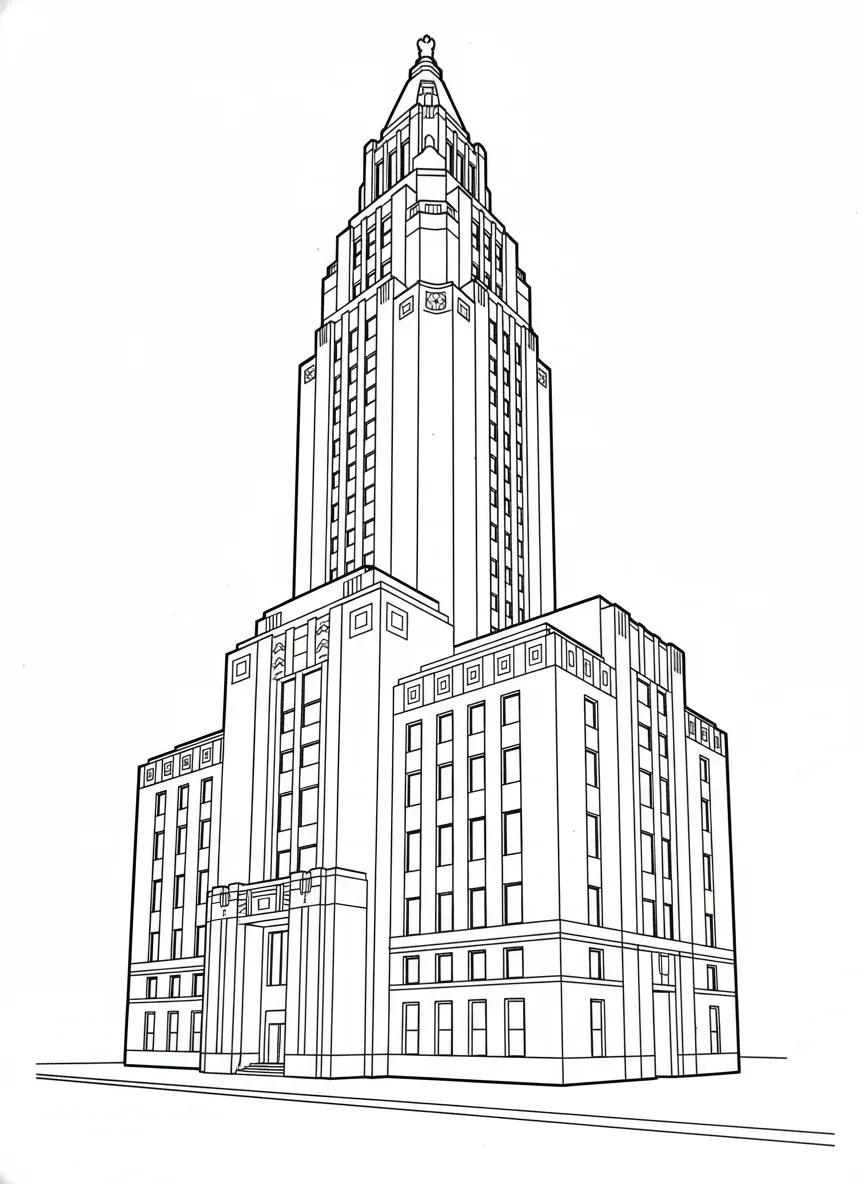 Buffalo New York Landmarks & Scenes: Adult Coloring Book - Page 2