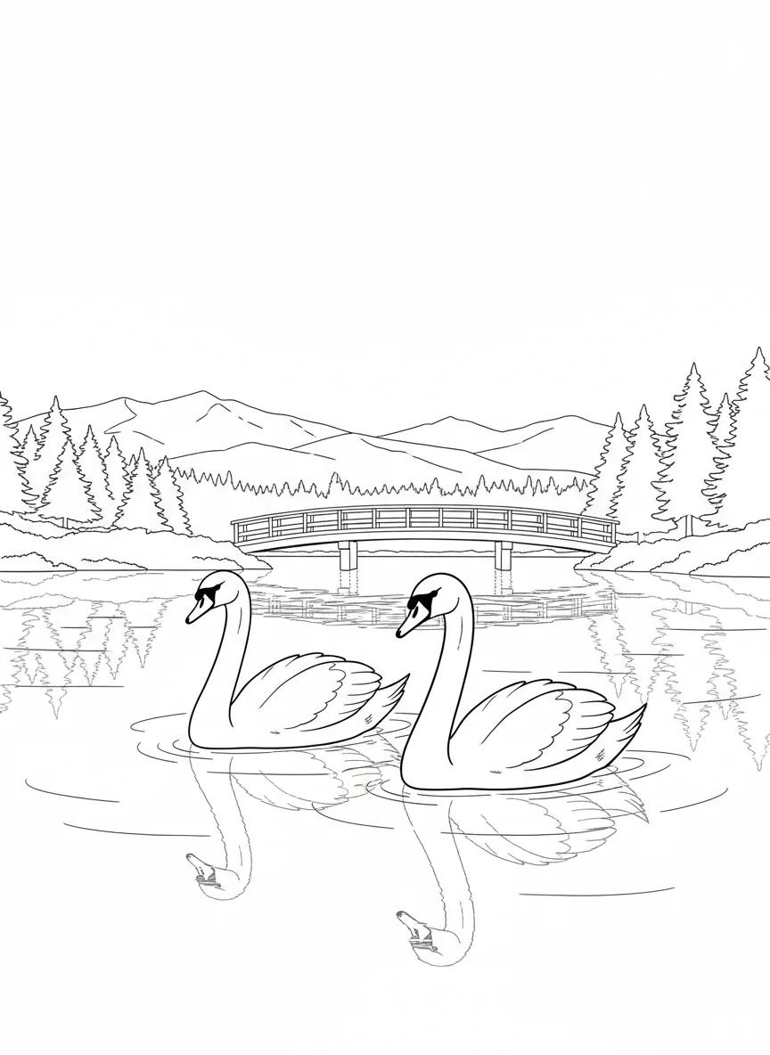 Bend Oregon Landmarks and Nature: Adult Coloring Book - Page 3