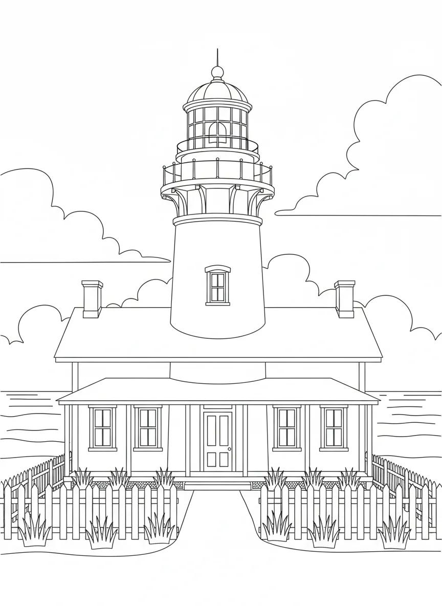 Monterey California Coastal Life: Adult Coloring Book - Page 4