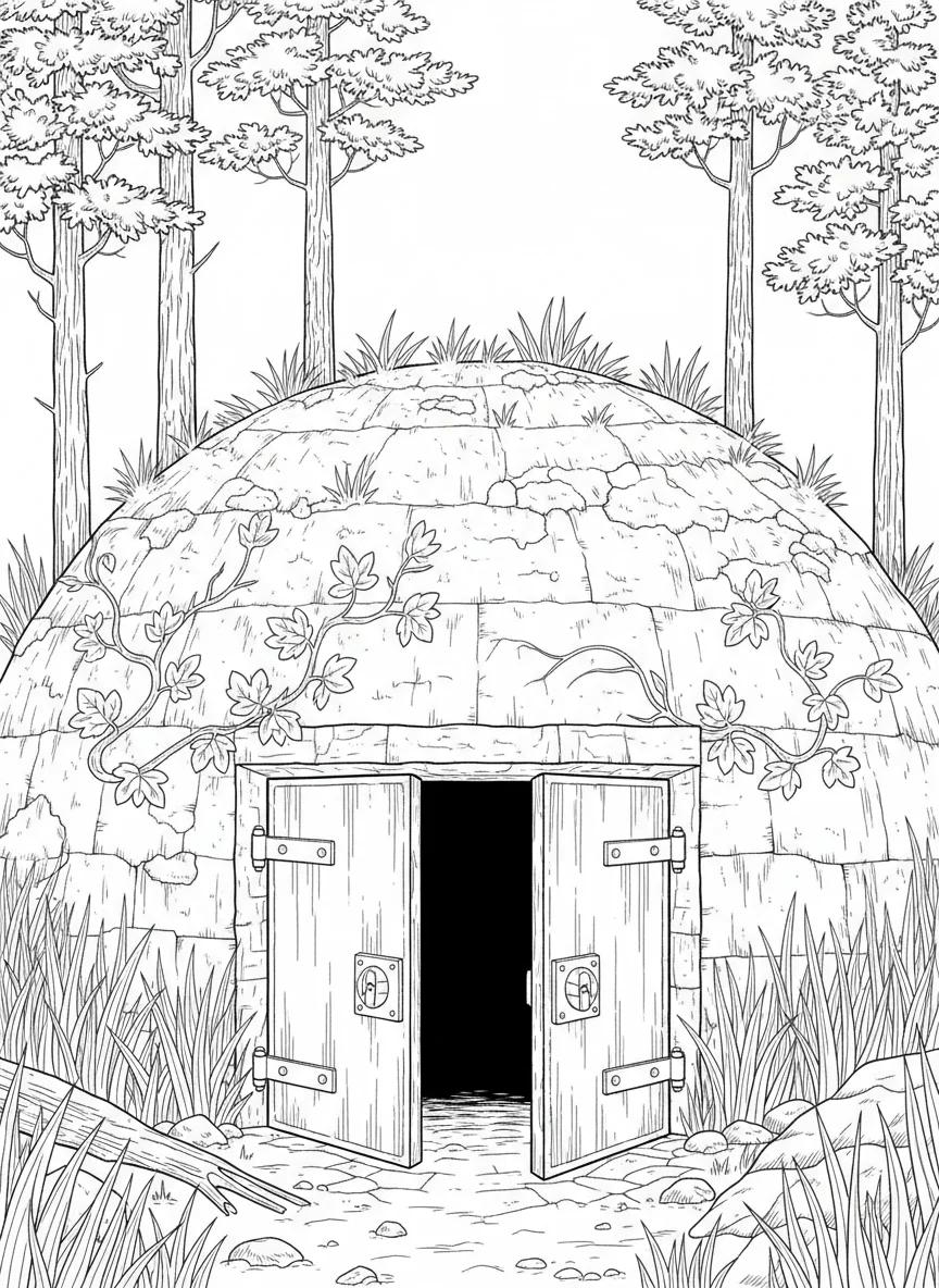 Mothman & West Virginia Cryptids: Adult Coloring Book - Page 2