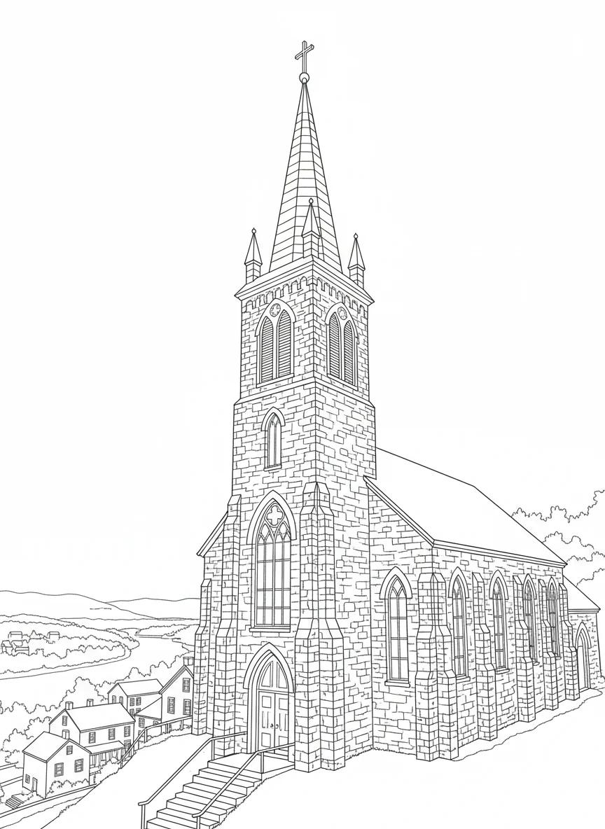 Harpers Ferry Historic Landmarks: Adult Coloring Book - Page 2