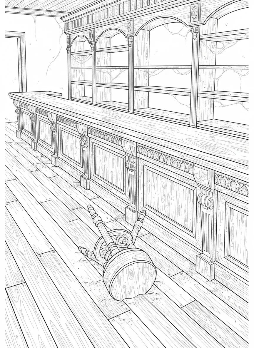 Ghost Towns of the West: Montana Adult Coloring Book - Page 3