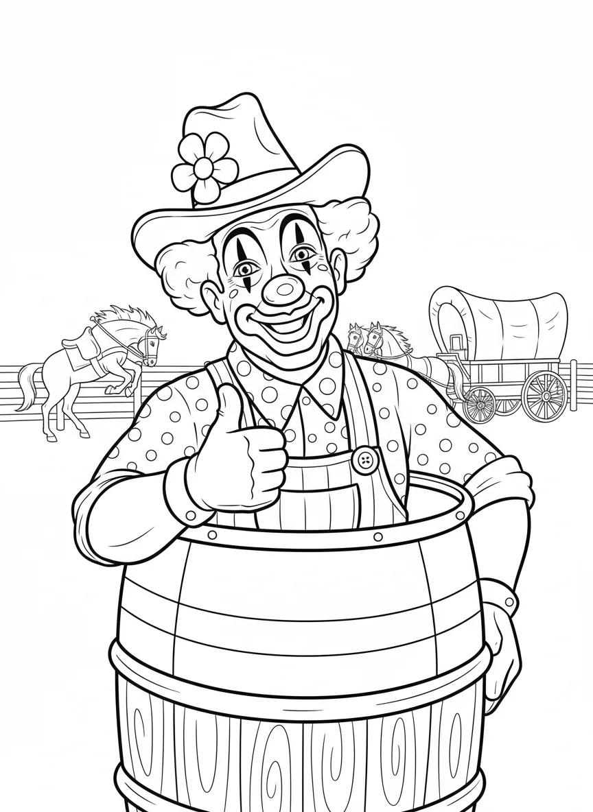 Cheyenne Frontier Days: Western Rodeo Adult Coloring Book - Page 4