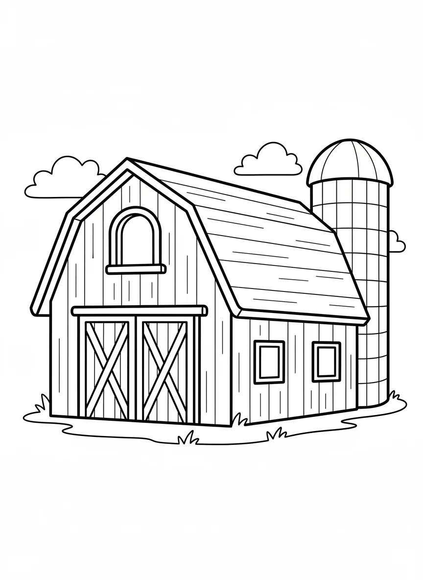 Wisconsin Dairy Lands & Farm Life: Adult Coloring Book - Page 3