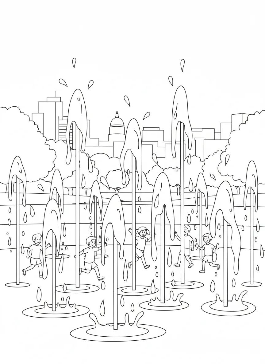 Columbus Ohio Landmarks & Cityscapes: Adult Coloring Book - Page 7